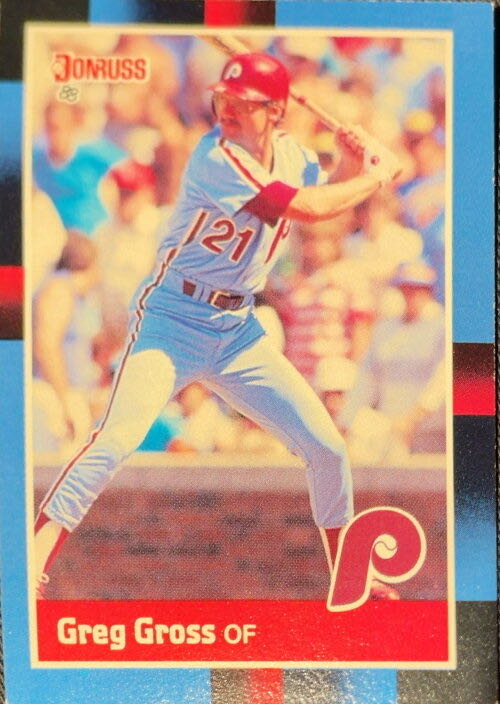 Greg Gross  baseball card collectible - Main Image 3