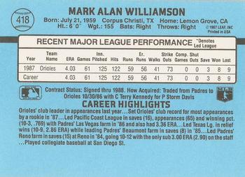 Mark Williamson  baseball card collectible - Main Image 2
