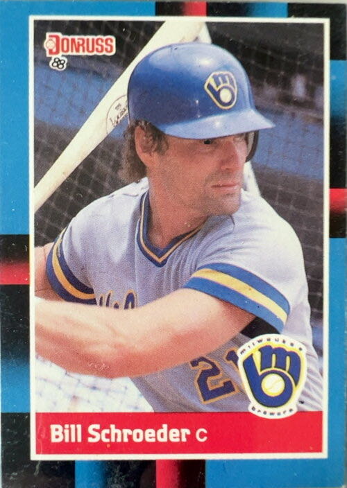 Bill Schroeder  baseball card collectible - Main Image 3