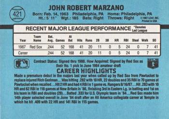 John Marzano  baseball card collectible - Main Image 2