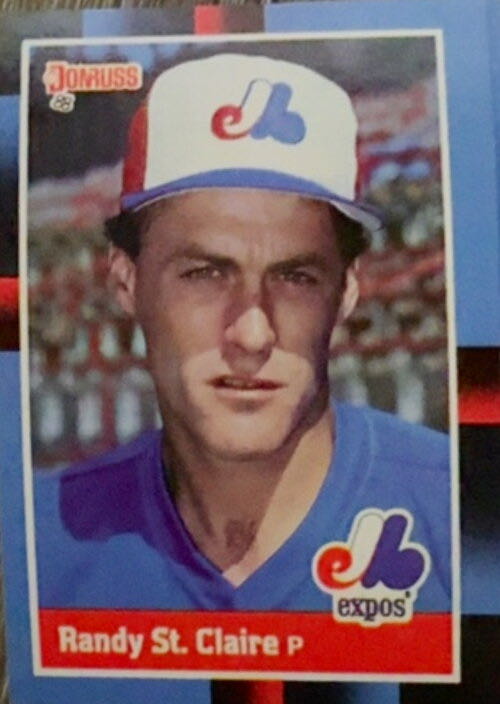 Randy St. Claire  baseball card collectible - Main Image 3