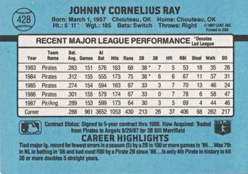 Johnny Ray  baseball card collectible - Main Image 2