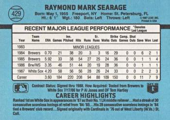 Ray Searage  baseball card collectible - Main Image 2