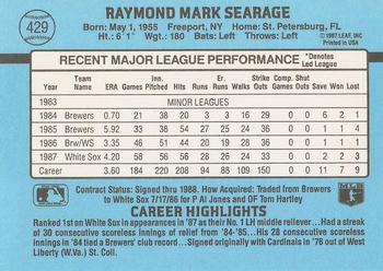 Ray Searage  baseball card collectible - Main Image 2