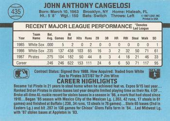John Cangelosi  baseball card collectible - Main Image 2
