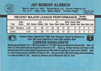 Jay Aldrich  baseball card collectible - Main Image 2