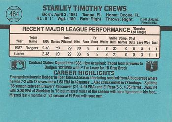 Tim Crews  baseball card collectible - Main Image 2