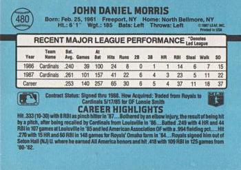 John Morris  baseball card collectible - Main Image 2