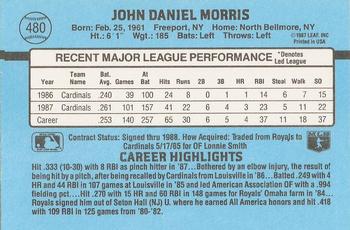 John Morris  baseball card collectible - Main Image 2