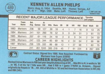 Ken Phelps  baseball card collectible - Main Image 2