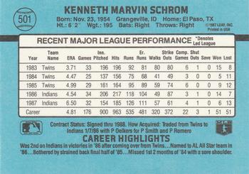 Ken Schrom  baseball card collectible - Main Image 2
