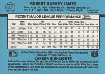 Bob James  baseball card collectible - Main Image 2