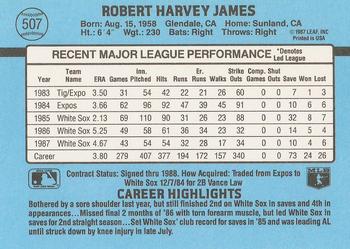 Bob James  baseball card collectible - Main Image 2