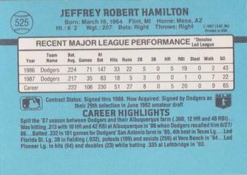 Jeff Hamilton  baseball card collectible - Main Image 2