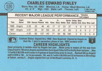 Chuck Finley  baseball card collectible - Main Image 2