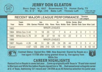 Jerry Don Gleaton  baseball card collectible - Main Image 2