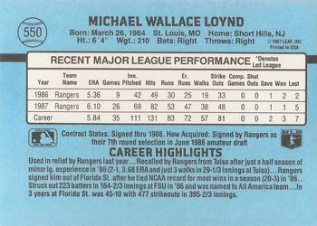Mike Loynd  baseball card collectible - Main Image 2
