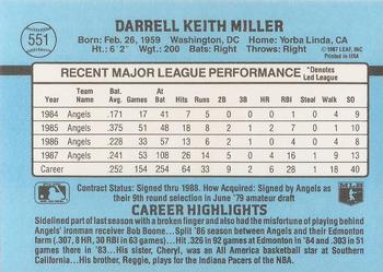 Darrell Miller  baseball card collectible - Main Image 2