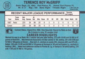 Terry McGriff  baseball card collectible - Main Image 2
