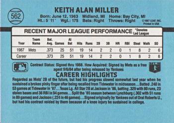 Keith Miller  baseball card collectible - Main Image 2