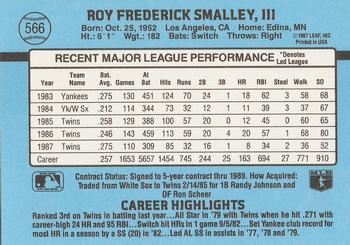 Roy Smalley  baseball card collectible - Main Image 2