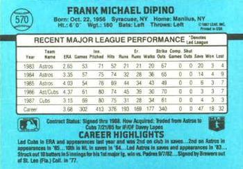 Frank DiPino  baseball card collectible - Main Image 2