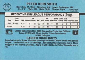 Pete Smith  baseball card collectible - Main Image 2