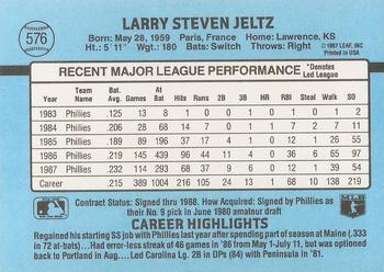 Steve Jeltz  baseball card collectible - Main Image 2