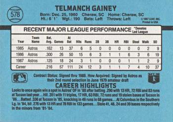 Ty Gainey  baseball card collectible - Main Image 2