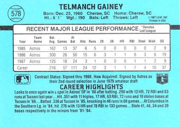 Ty Gainey  baseball card collectible - Main Image 2
