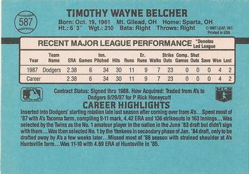 Tim Belcher  baseball card collectible - Main Image 2