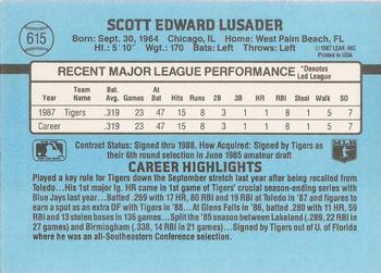 Scott Lusader  baseball card collectible - Main Image 2