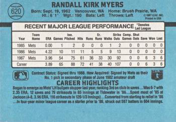 Randy Myers  baseball card collectible - Main Image 2