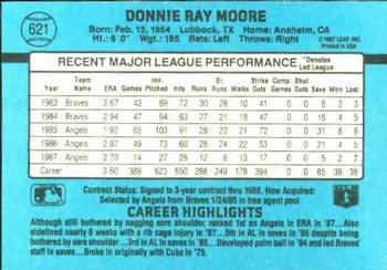 Donnie Moore  baseball card collectible - Main Image 2