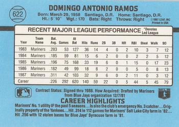 Domingo Ramos  baseball card collectible - Main Image 2