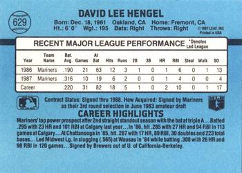 Dave Hengel  baseball card collectible - Main Image 2