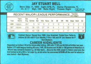 Jay Bell  baseball card collectible - Main Image 2