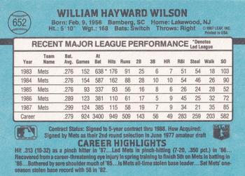 Mookie Wilson  baseball card collectible - Main Image 2