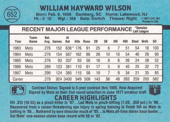 Mookie Wilson  baseball card collectible - Main Image 2