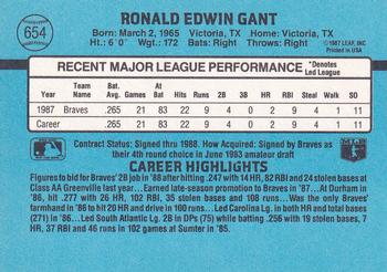 Ron Gant  baseball card collectible - Main Image 2