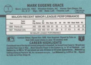 Mark Grace  baseball card collectible - Main Image 2