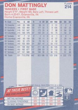 Don Mattingly  baseball card collectible - Main Image 2