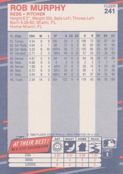 Rob Murphy  baseball card collectible - Main Image 2