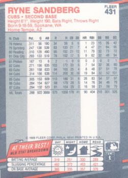 Ryne Sandberg  baseball card collectible - Main Image 2