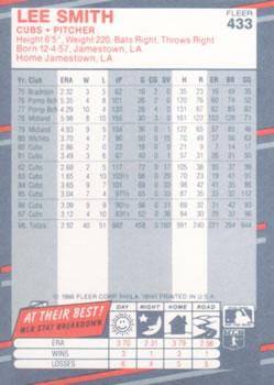 Lee Smith  baseball card collectible - Main Image 2