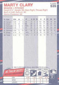 Marty Clary  baseball card collectible - Main Image 2