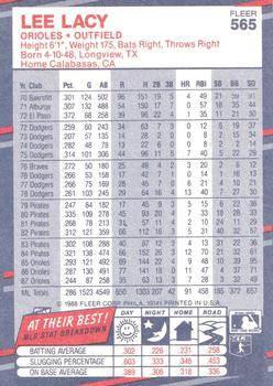 Lee Lacy  baseball card collectible - Main Image 2