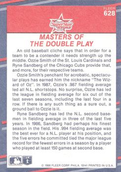 Ozzie Smith / Ryne Sandberg  baseball card collectible - Main Image 2