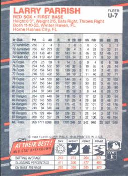 Larry Parrish  baseball card collectible - Main Image 2