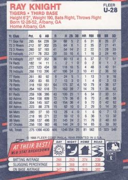 Ray Knight  baseball card collectible - Main Image 2